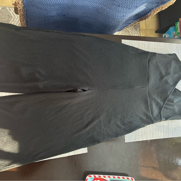 Forever 21 Pants - Forever 21 size medium black jumper comes above the ankles cute with heels.